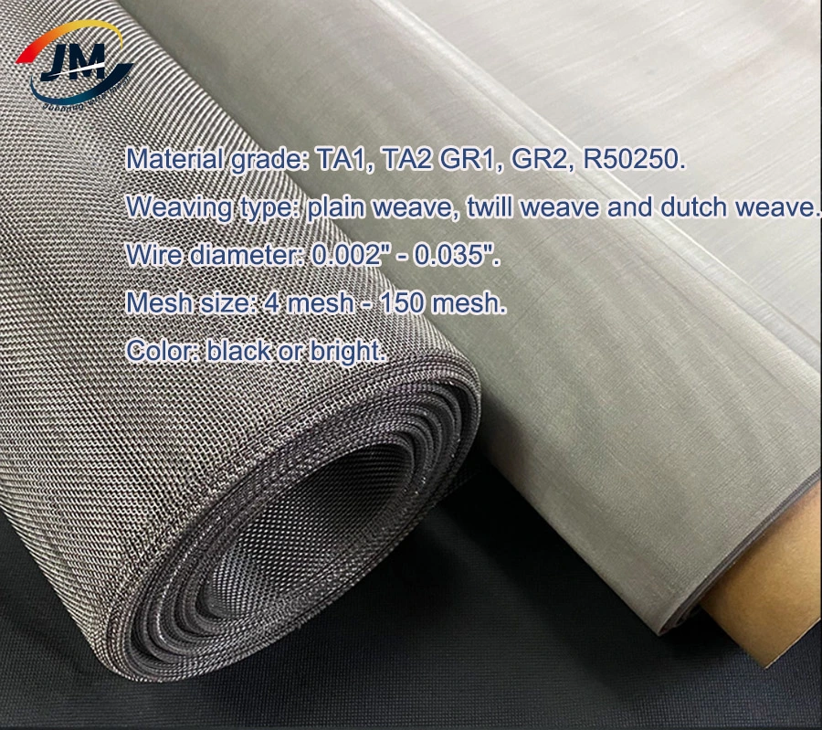 Titanium Mesh/Nickel Wire Mesh/Tungsten Wire Mesh/Molybdenum Wire Mesh Rare Metal